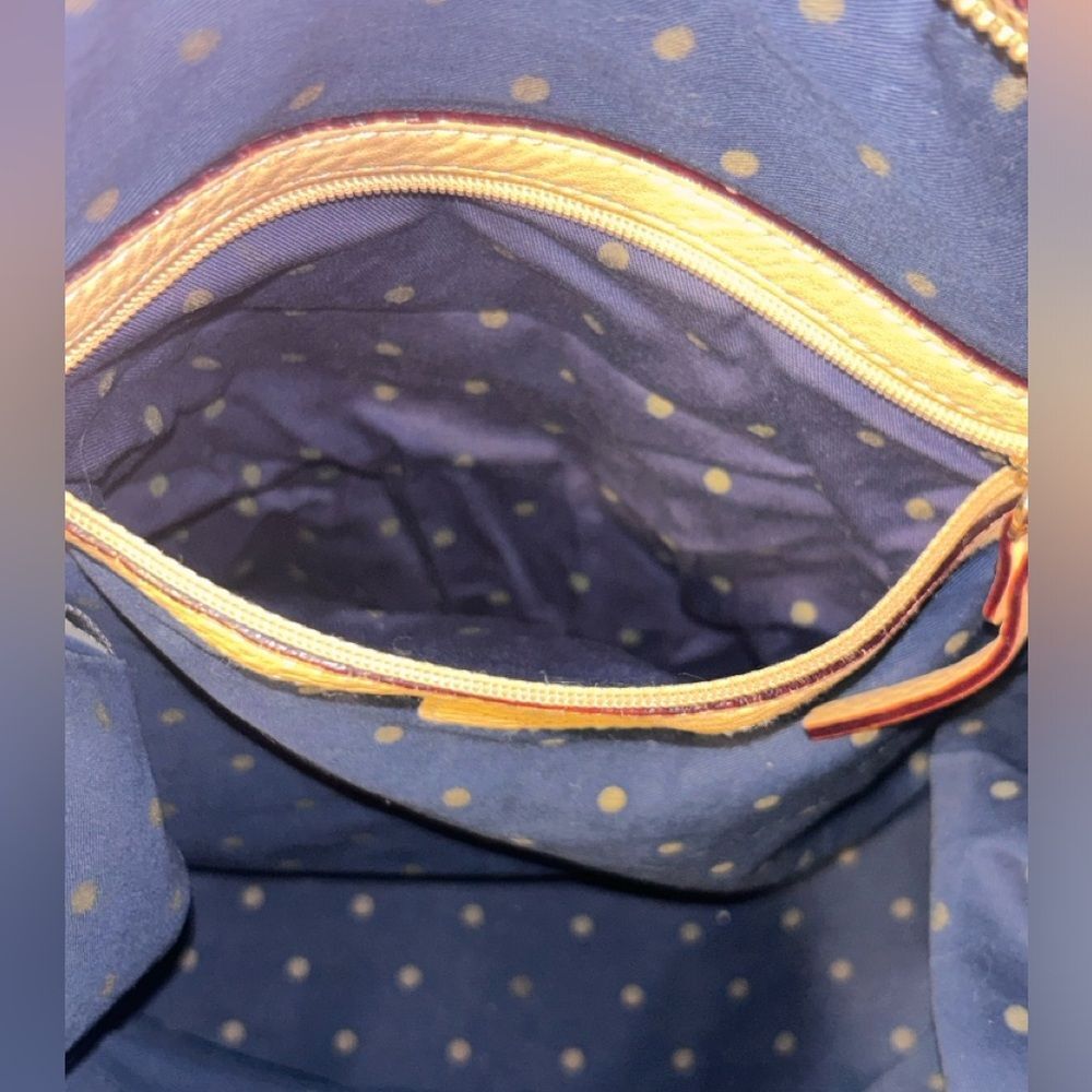 Kate Spade Caramel Pebbled Leather VTG Shoulder Bag. Very clean, EUC. SEE PICS. - Picture 8 of 9